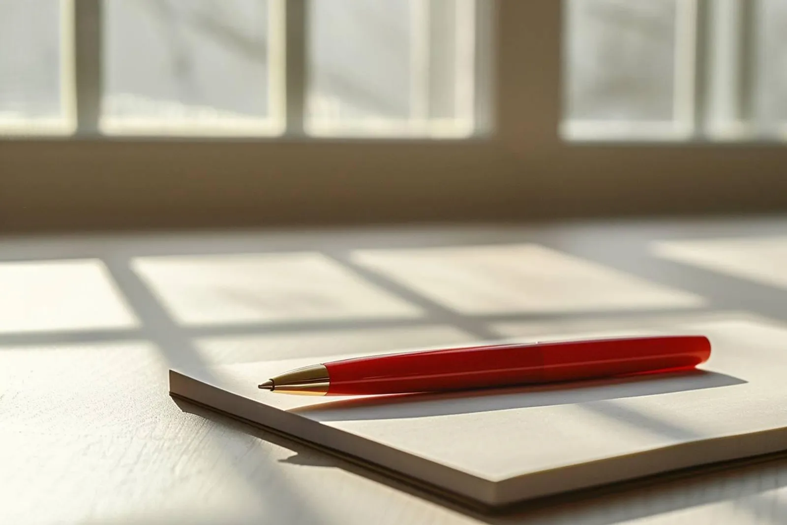 Une feuille manuscrite en français, posée sur un bureau, illustre le rôle du point dans un texte lisible et structuré.